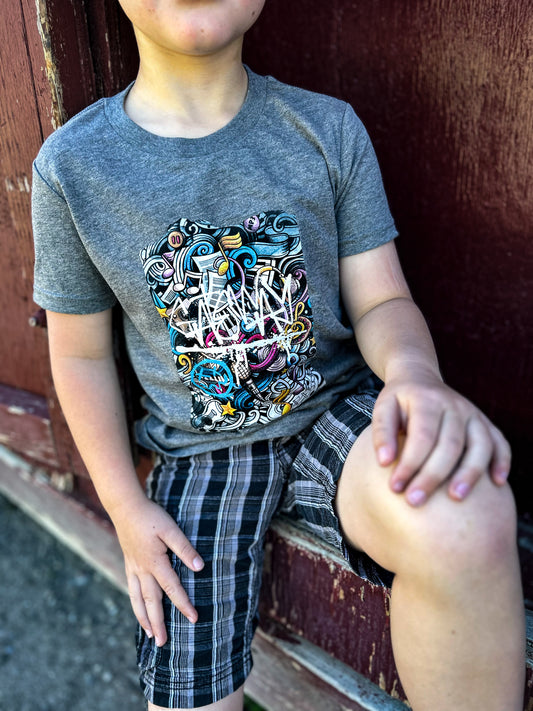 Graffiti Kids Short Sleeve Tee [ 5 Colors ] - Gateway Apparel Co.