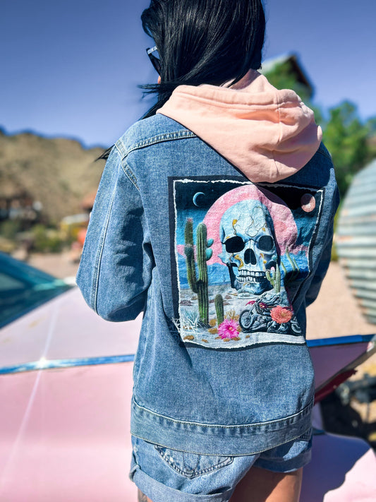 Desert Flower Denim Jacket - Gateway Apparel Co.