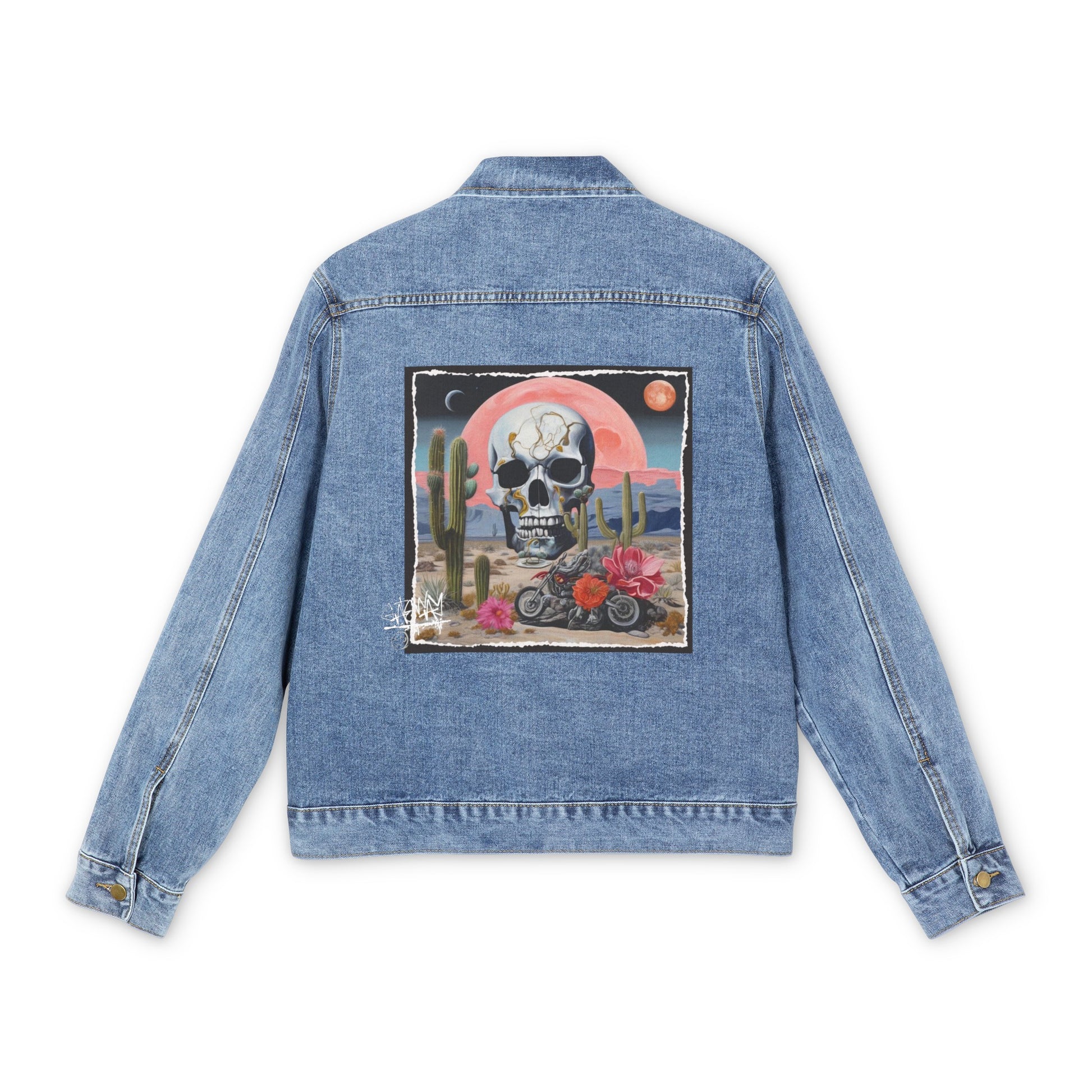 Desert Flower Denim Jacket - Gateway Apparel Co.