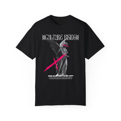 She Wanted To Be Art Angel T-shirt - Gateway Apparel Co.