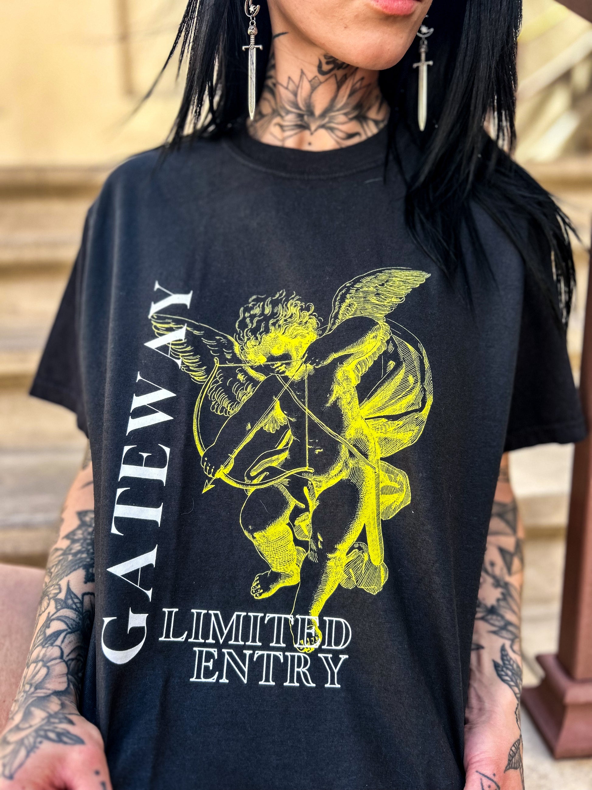 Unisex Limited Entry Angel T-shirt - Gateway Apparel Co.