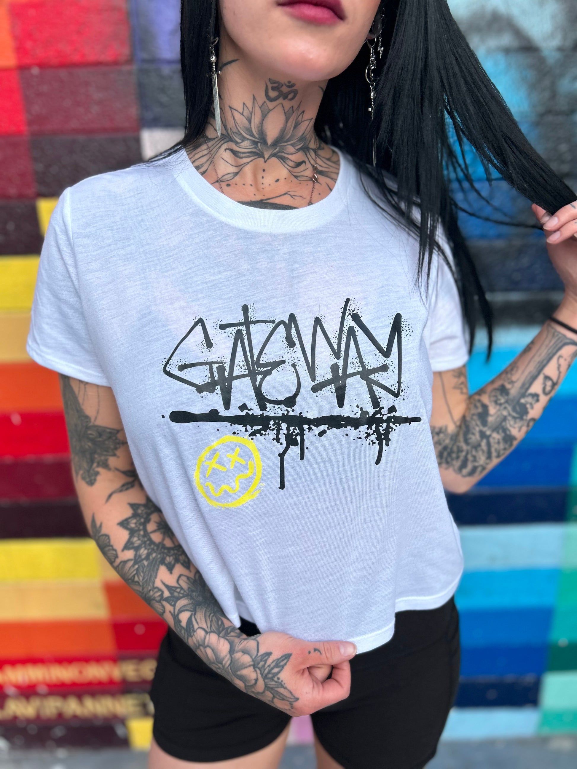 Gateway Flowy Cropped Tee - Gateway Apparel Co.