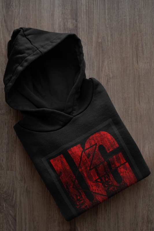 UG Fleece Hoodie- Grunge Red